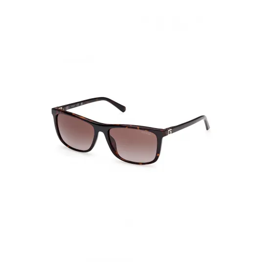 GUESS, Ochelari de soare cu detaliu logo, Maro inchis, 58-16-145