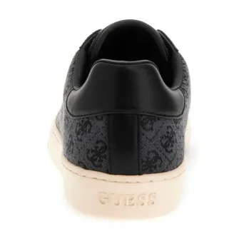 Guess, Pantofi sport cu logo, Negru, 42