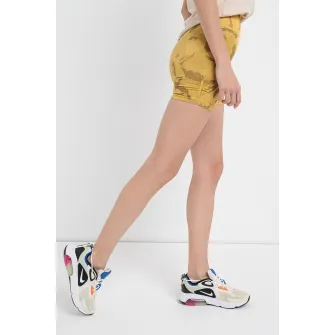 Gymshark, Colanti scurti fara cusaturi cu talie inalta pentru antrenament, Galben, XS