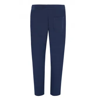 hajo, Pantaloni de trening cu talie medie Klima-Komfort, Albastru, L