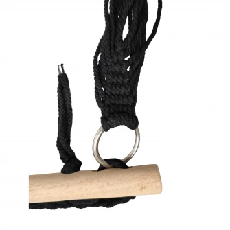 Hamac suspendat Kring Luna, perna inclusa, negru