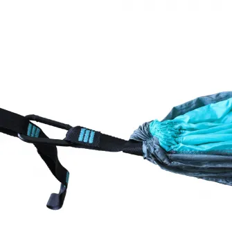 Гамак Techfit, 275x140 см, бирюзовый/серый