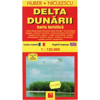 Harta Delta Dunarii