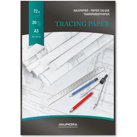 Hartie calc A3 - 297 x 420mm, 20 file - 72g/mp, AURORA Raphael