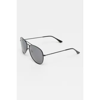 Hawkers, Ochelari de soare aviator unisex cu lentile polarizate Hawk, Negru