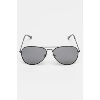 Hawkers, Ochelari de soare aviator unisex cu lentile polarizate Hawk, Negru