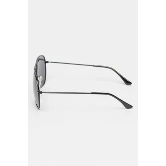 Hawkers, Ochelari de soare aviator unisex cu lentile polarizate Hawk, Negru