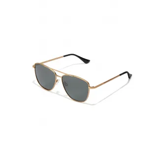 Hawkers, Ochelari de soare aviator unisex polarizati, Auriu, Negru, 57-14-140