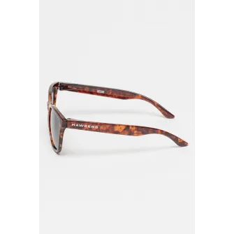 Hawkers, Ochelari de soare patrati unisex cu lentile polarizate, Maro inchis