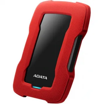 HDD Extern ADATA Durable HD330 2TB, Shock Sensor, 2.5", USB 3.1, Rosu