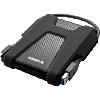 Внешний жесткий диск ADATA Durable HD680 1 ТБ, датчик удара, 2,5 дюйма, USB 3.1, черный