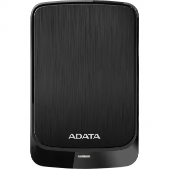 HDD extern ADATA HV320 Slim 1TB, Shock Sensor, 2.5", USB 3.1, Negru