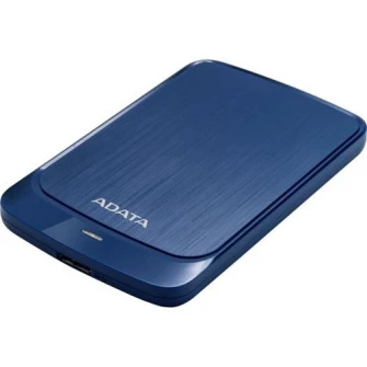 HDD extern ADATA HV320 Slim 1TB, Shock Sensor, 2.5", USB 3.1, Albastru