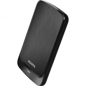 HDD extern ADATA HV320 Slim 1TB, Shock Sensor, 2.5", USB 3.1, Negru