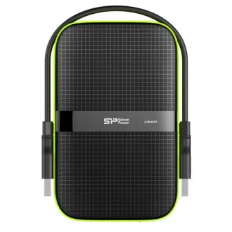 HDD extern portabil Silicon Power Armor A60, 1TB Shockproof/Water-resistant, USB 3.0, Negru