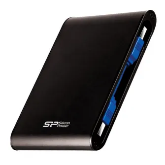 HDD extern portabil Silicon Power Armor A80 2TB Anti-shock/water proof, USB 3.1 Gen1, Negru