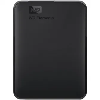 HDD extern WD Elements Portable, 1TB, 2.5, USB 3.0, Negru