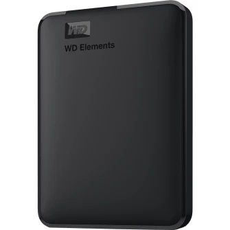 HDD extern WD Elements Portable, 2TB, 2.5, USB 3.0, Negru