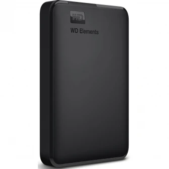 HDD extern WD Elements Portable, 2TB, 2.5, USB 3.0, Negru