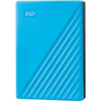 HDD extern WD My Passport 4TB, 2.5", USB 3.2 Gen1, Albastru