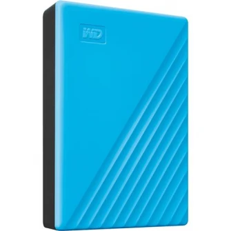 HDD extern WD My Passport 4TB, 2.5", USB 3.2 Gen1, Albastru