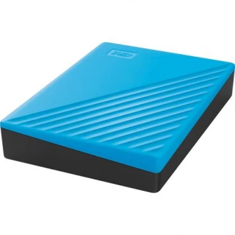 HDD extern WD My Passport 4TB, 2.5", USB 3.2 Gen1, Albastru