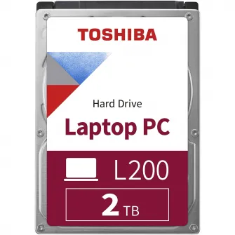 HDD Laptop Toshiba L200 2TB, 5400RPM, 2.5, 128MB cache, SATA-III