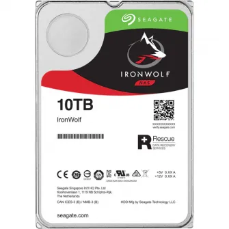 HDD Seagate IronWolf 10TB, 7200rpm, 256MB cache, SATA-III