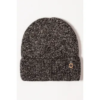 HEAVY TOOLS, Caciula din tricot Perlina, Gri inchis melange, One-Size