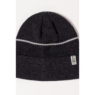 HEAVY TOOLS, Caciula din tricot Pigeon, Gri inchis, Marime Unica INTL