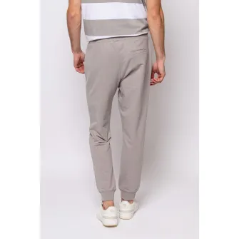 Heavy Tools, Pantaloni cu talie medie si snur Zector, Maro taupe deschis, L