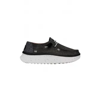 HEYDUDE, Mocasini cu talpa masiva Wendy Peak, Negru stins, 36