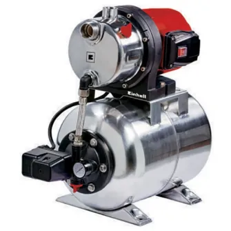 Hidrofor Einhell GC-WW 1250 NN, 1200 W, debit maxim 5000 l/h, inaltime maxima 50 m,aspiratie maxim 8 m, presiune activare max. 1.5 bar, rezervor 20 l