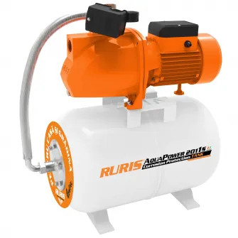 Hidrofor RURIS aquapower 2011S, 1100 W, 50 l, debit 58 l/min, refulare 55 m inaltime refulare, 9 m adancime absorbtie