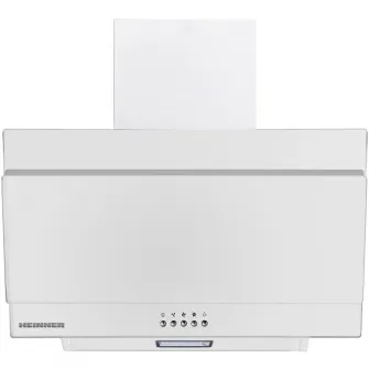 Hota incorporabila decorativa Heinner DCH-350RGWH, Putere de absorbtie 276.6 m3/h, 1 motor, Iluminare LED, 60 cm, Sticla alba