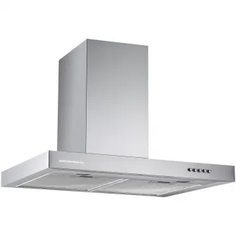 Hota incorporabila decorativa Heinner HDCH-360TSS, 1 Motor, Putere de absorbtie 308.1 m3/H, Lumina LED, 3 trepte de viteza, 60 cm, Inox