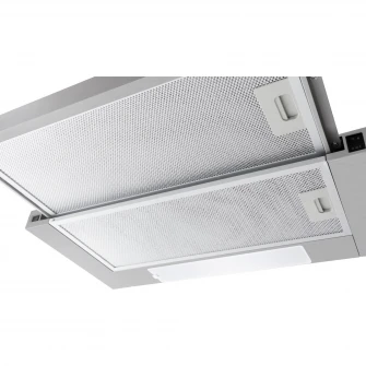 Hota incorporabila telescopica Hansa OTP6233IH, Putere de absorbtie 270 m3/h, 1 motor, 60 cm, Inox