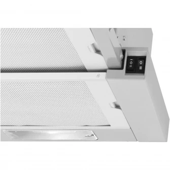 Hota incorporabila telescopica Hansa OTS6251IH, Putere de absorbtie 429 m3/h, 2 motoare, 60 cm, Inox
