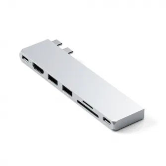 Hub Slim, Satechi, Pro, Argintiu