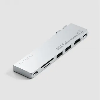 Hub Slim, Satechi, Pro, Argintiu