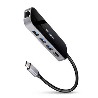 USB-концентратор AXAGON HMC-6GL Combo 6in1, кабель USB-C