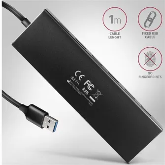 Hub USB AXAGON HUE-F7A, Cablu USB-A