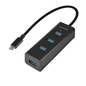 Hub USB Axagon HUE-S2C, 4x USB 3.0, incarcare micro USB Type-C