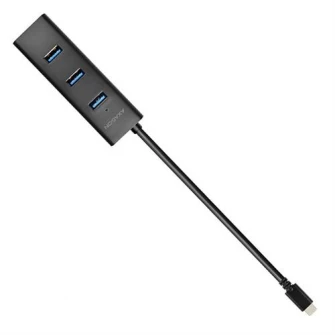 Hub USB Axagon HUE-S2C, 4x USB 3.0, incarcare micro USB Type-C