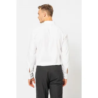 HUGO, Camasa slim fit cu buzunar pe piept Evito, Alb, L