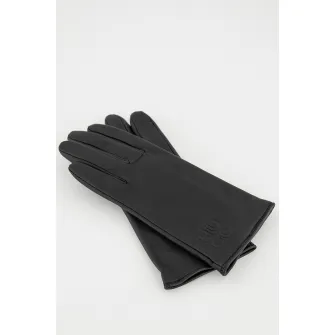 HUGO, Manusi de piele, Negru, 21 CM