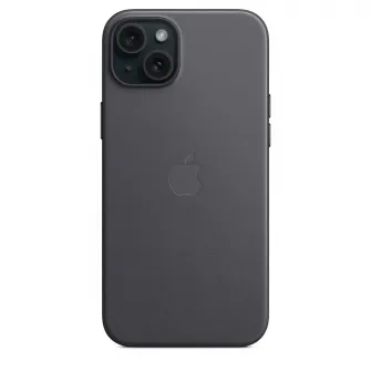 Husa de protectie Apple FineWoven Case with MagSafe pentru iPhone 15 Plus, Black