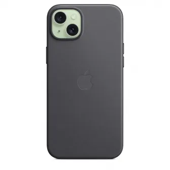 Husa de protectie Apple FineWoven Case with MagSafe pentru iPhone 15 Plus, Black