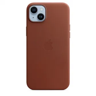 Кожаный чехол Apple с MagSafe для iPhone 14 Plus, Умбра