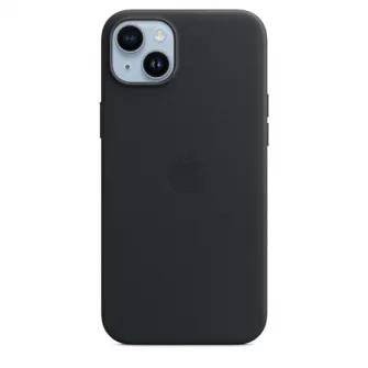 Кожаный чехол Apple с MagSafe для iPhone 14 Plus, полночь